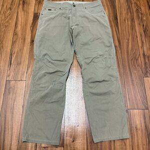 Kuhl Revolvr Vintage Patina Dye Beige Pants Hiking Outdoors Mens 36x32